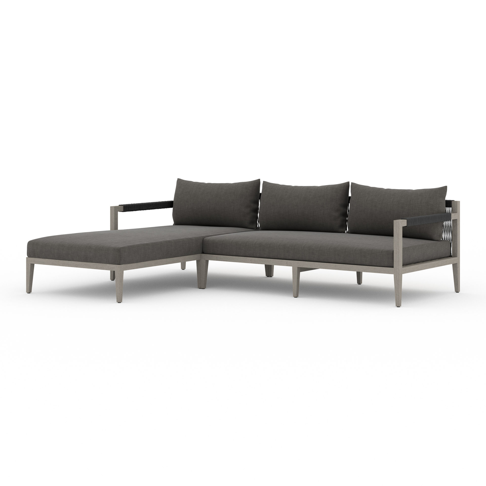 Deerfield Sectional Charcoal