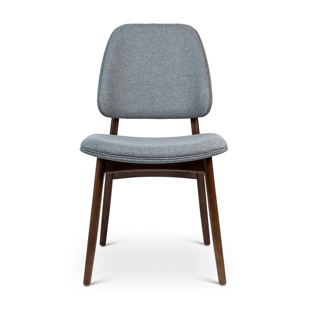 [BSM-208001-08] Ariel Side Chair (Essence Grey (3340), Nogal (NOG))