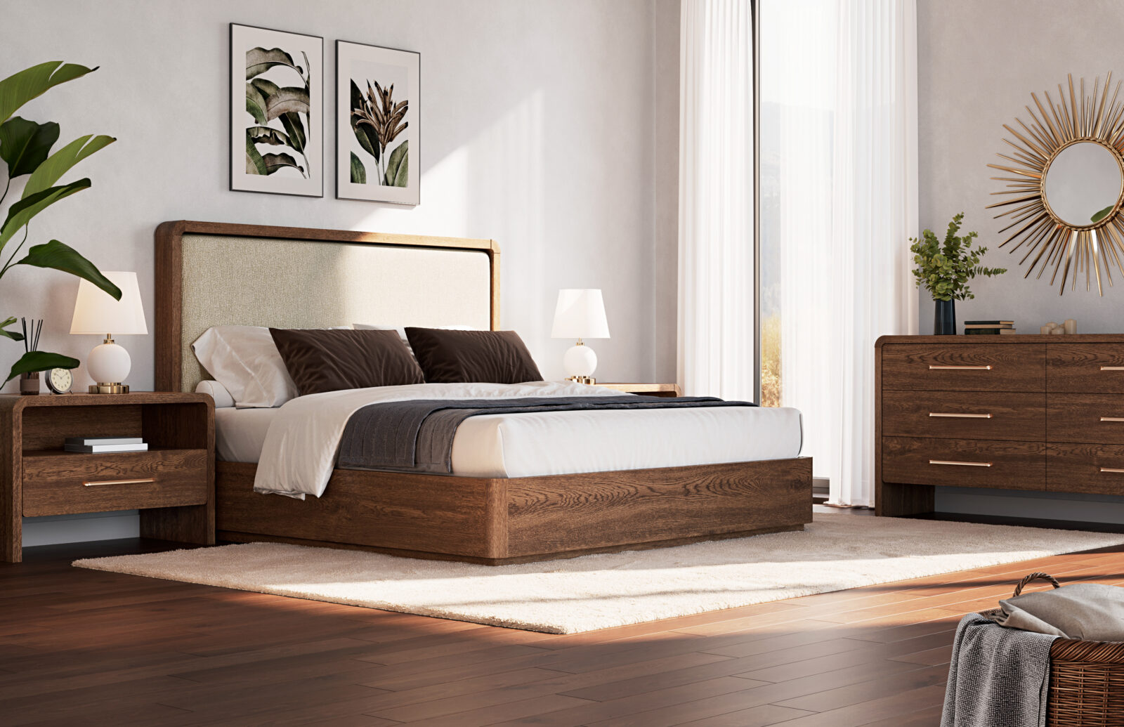 Lora bed with Monica collection